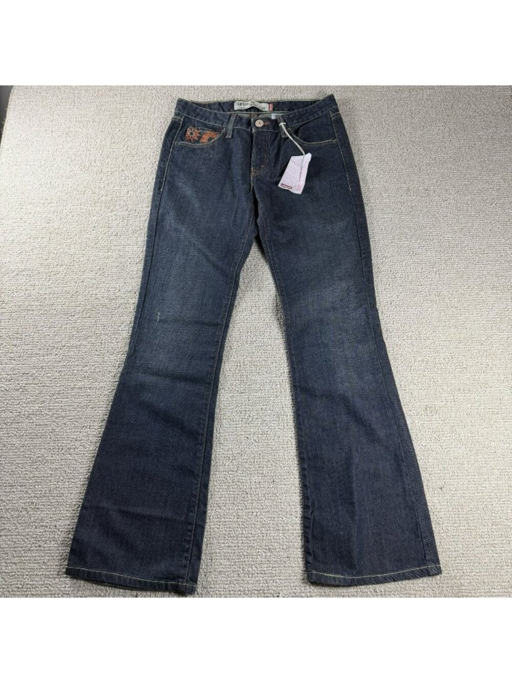 Levi's 518 Super Low Embroidered Bootcut Jeans Women’s Size 7 x 31